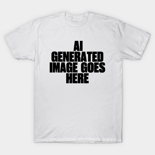 Ai generated image goes here T-Shirt by ölümprints